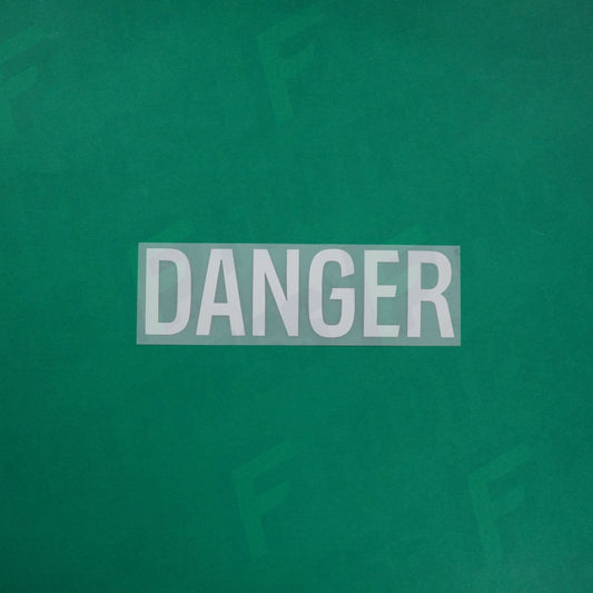 Flocage Officiel - Red Star FC, Danger, Ligue 2, Nom seul (Qualité supérieure), Blanc