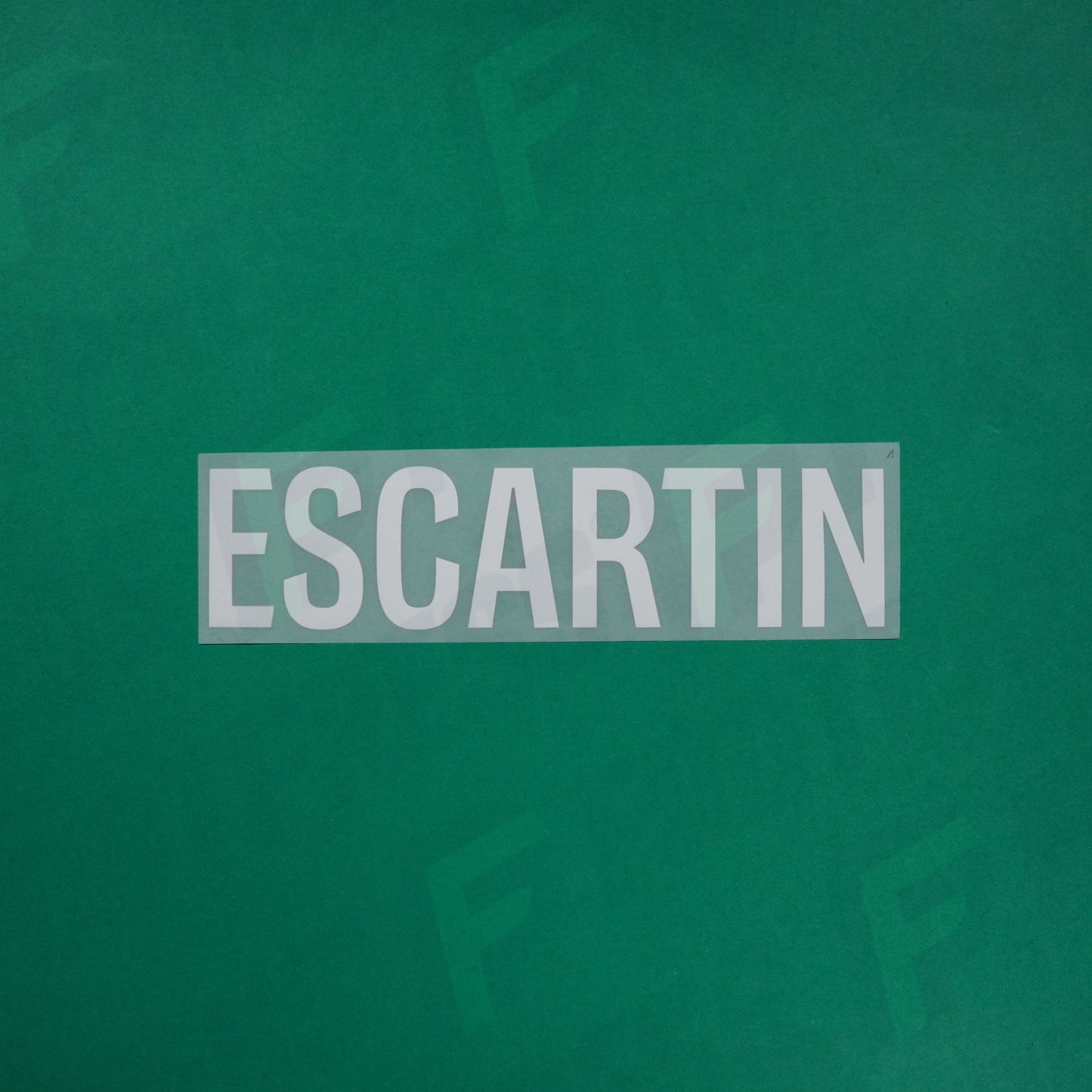 Flocage Officiel - Red Star FC, Escartin, Ligue 2, Nom seul (Qualité supérieure), Blanc