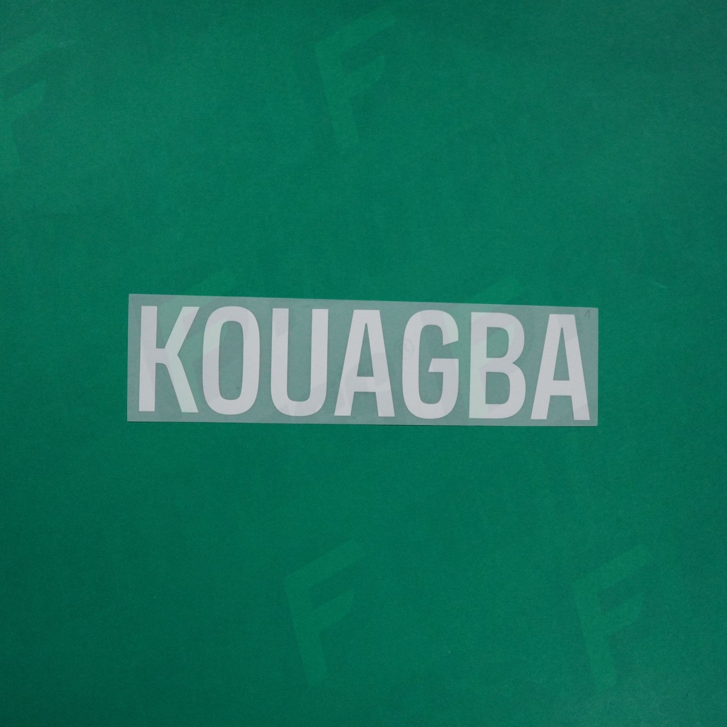 Flocage Officiel - Red Star FC, Kouagba, Ligue 2, Nom seul (Qualité supérieure), Blanc