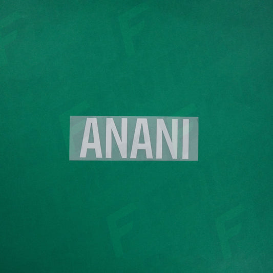 Flocage Officiel - Red Star FC, Anani, Ligue 2, Nom seul (Qualité supérieure), Blanc