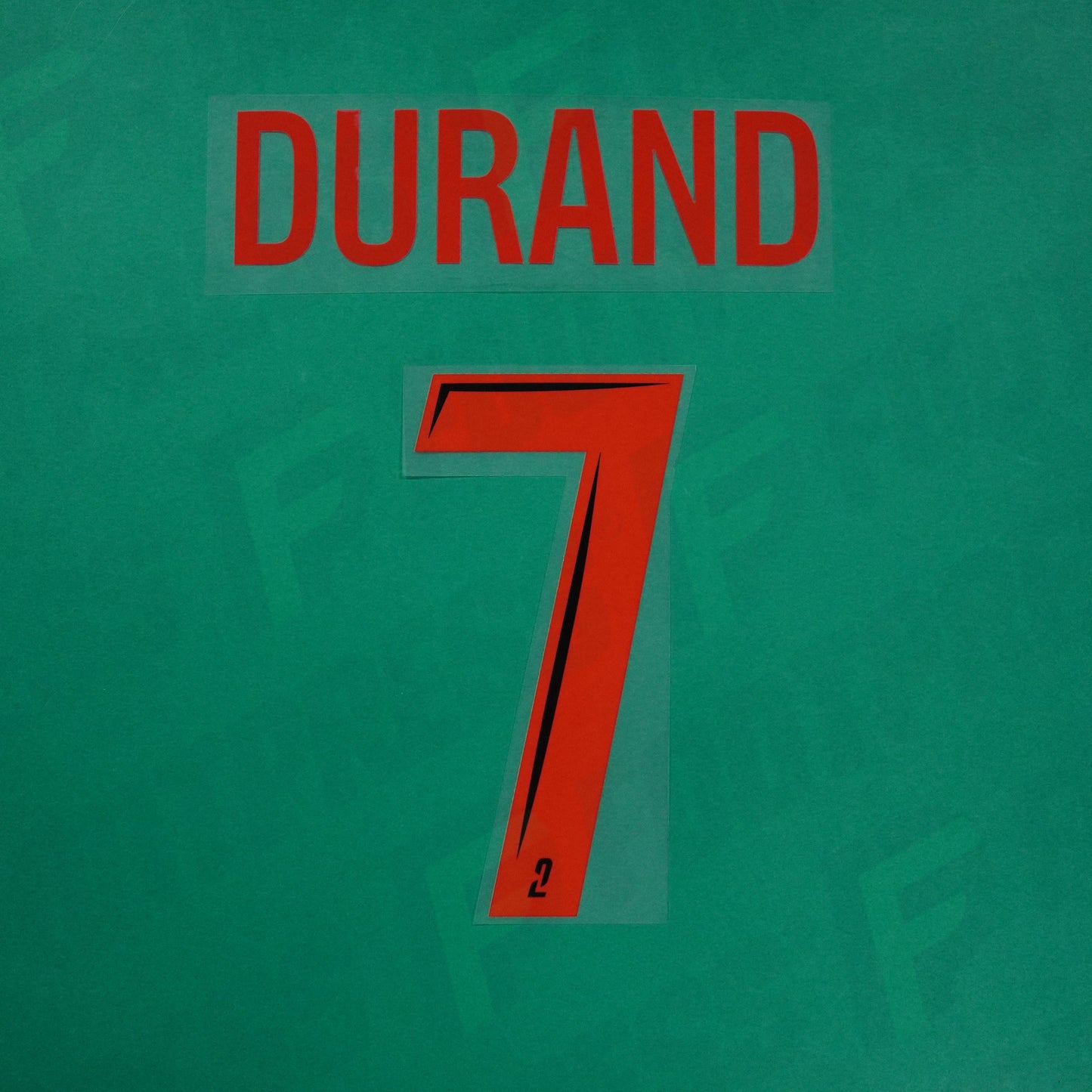 Flocage Officiel - Red Star FC, Durand, 2024/2025, Third, Rouge