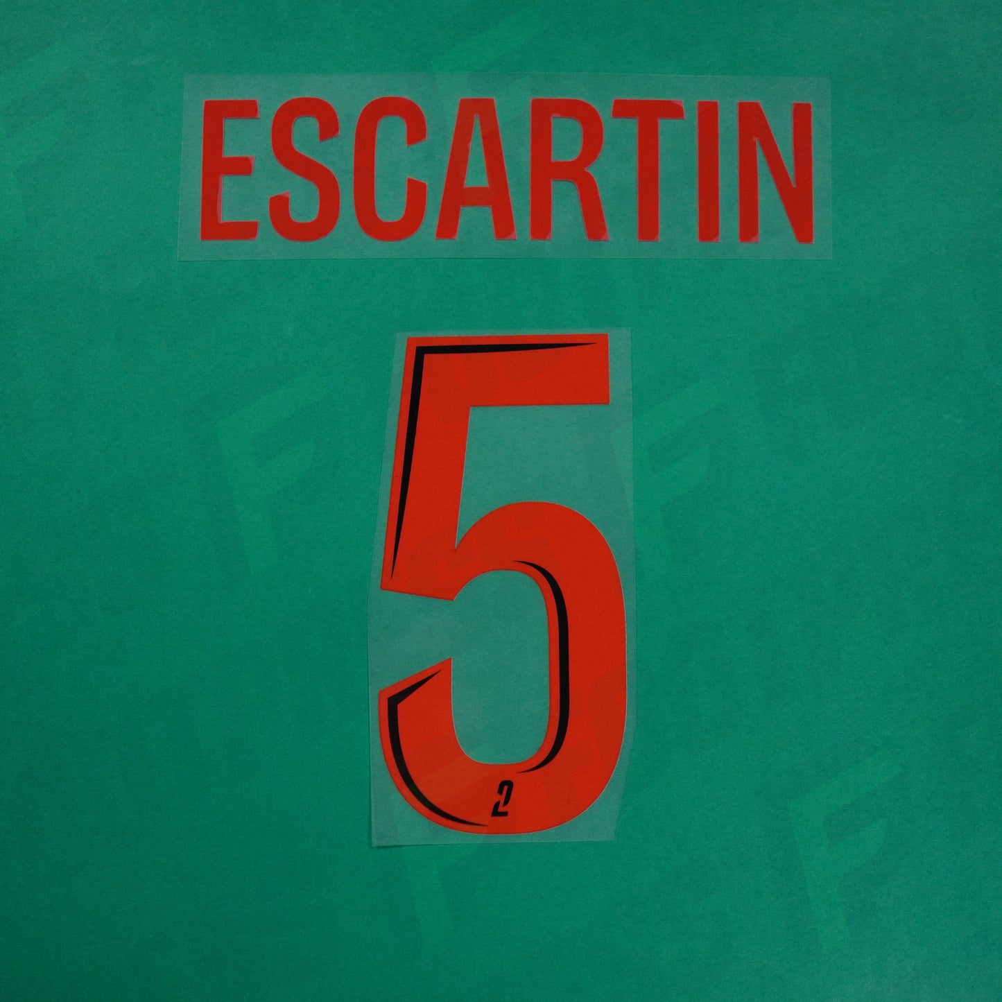 Flocage Officiel - Red Star FC, Escartin, 2024/2025, Third, Rouge