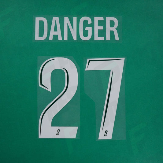 Flocage Officiel - Red Star FC, Danger, 2024/2025, Away, Blanc