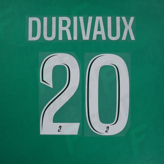 Flocage Officiel - Red Star FC, Durivaux, 2024/2025, Away, Blanc