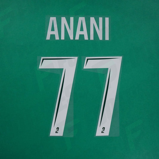 Flocage Officiel - Red Star FC, Anani, 2024/2025, Away, Blanc