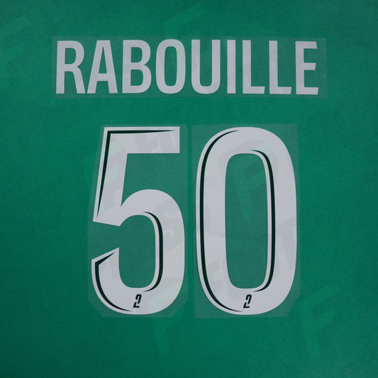 Flocage Officiel - Red Star FC, Rabouille, 2024/2025, Away, Blanc