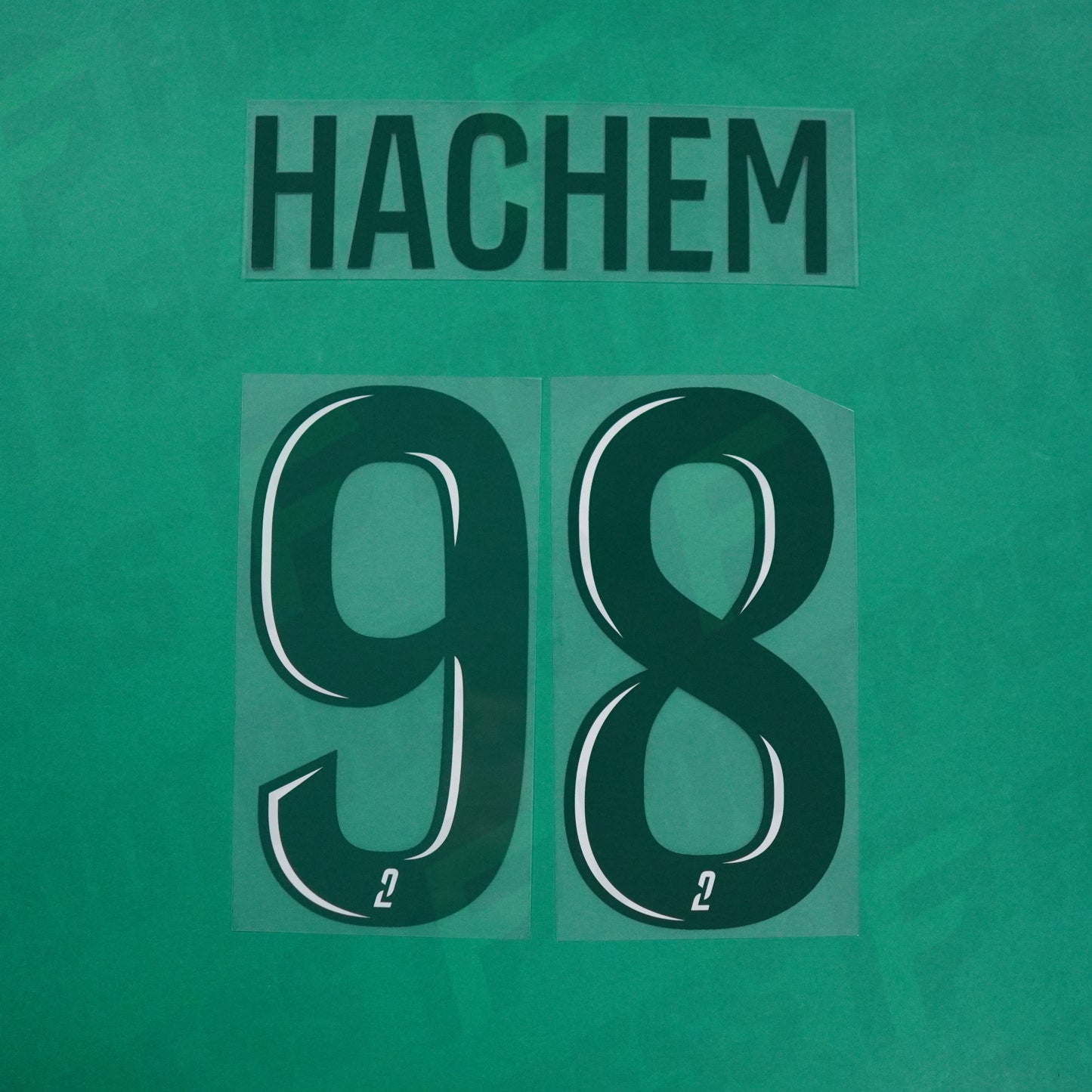 Flocage Officiel - Red Star FC, Hachem, 2024/2025, Home, Vert