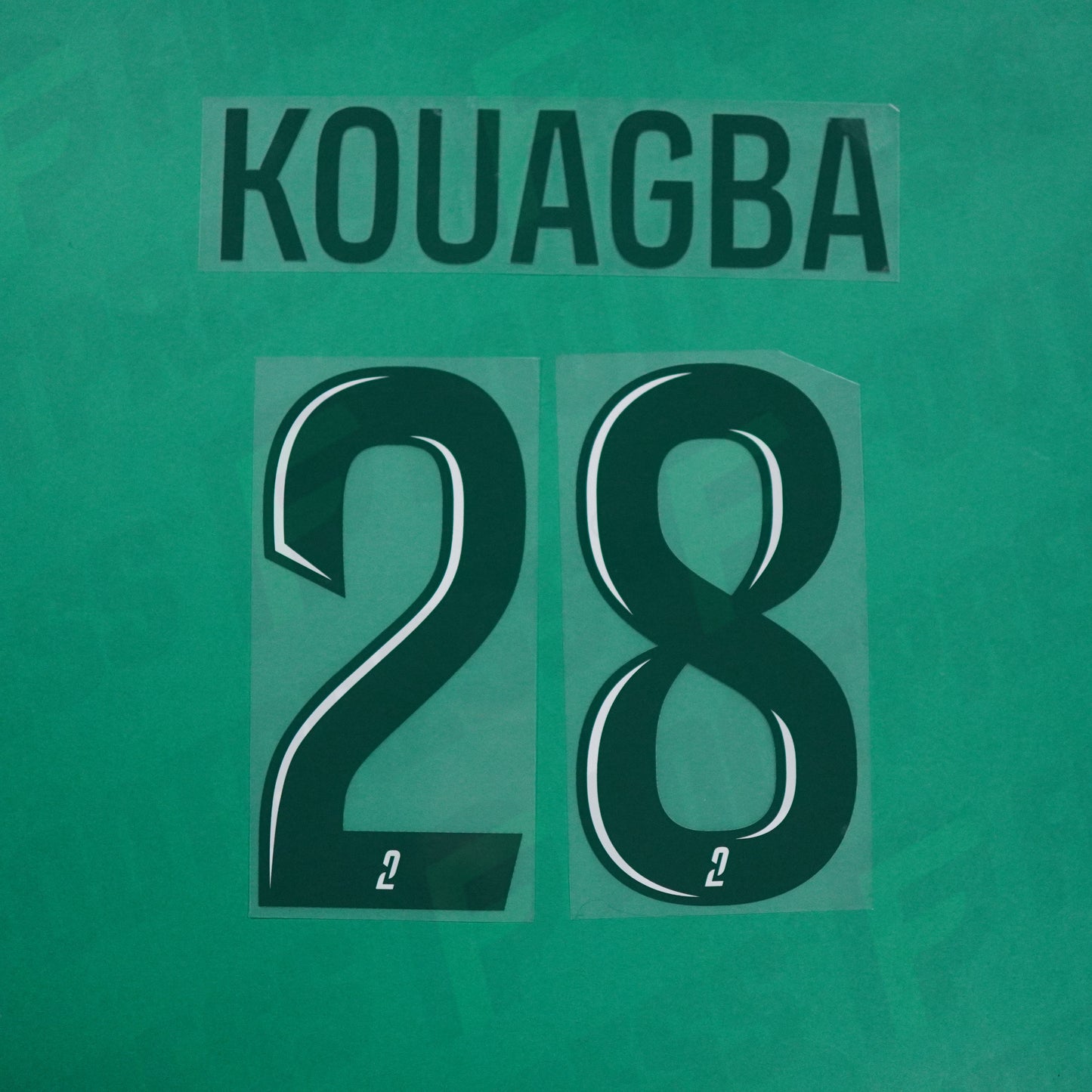 Flocage Officiel - Red Star FC, Kouagba, 2024/2025, Home, Vert