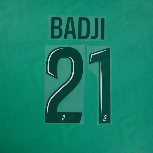 Flocage Officiel - Red Star FC, Badji, 2024/2025, Home, Vert