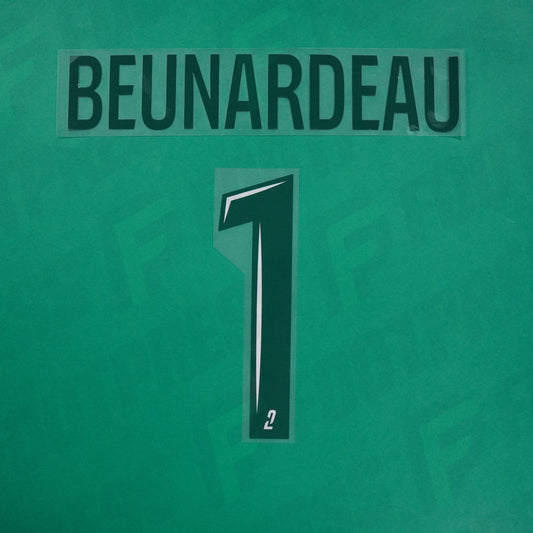 Flocage Officiel - Red Star FC, Beunardeau, 2024/2025, Home, Vert