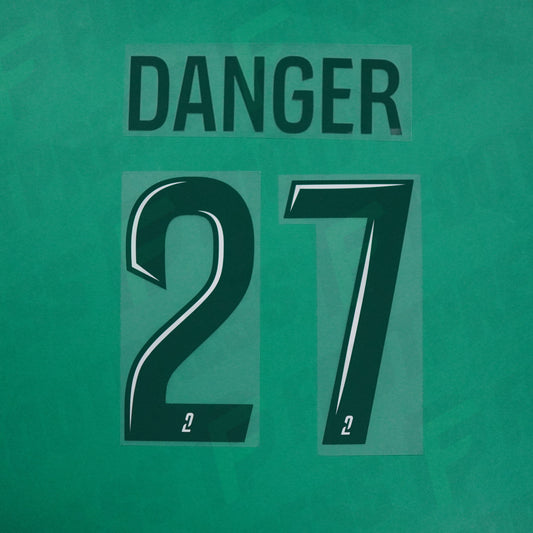 Flocage Officiel - Red Star FC, Danger, 2024/2025, Home, Vert