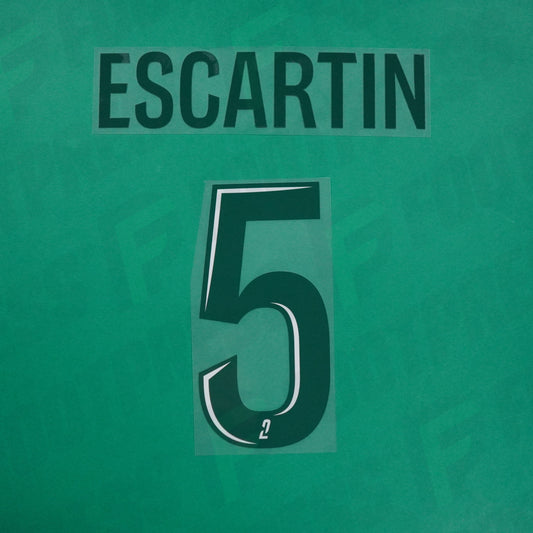 Flocage Officiel - Red Star FC, Escartin, 2024/2025, Home, Vert