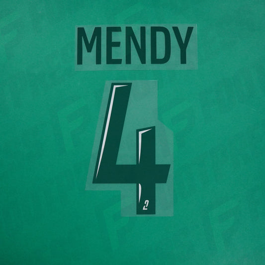 Flocage Officiel - Red Star FC, Mendy, 2024/2025, Home, Vert