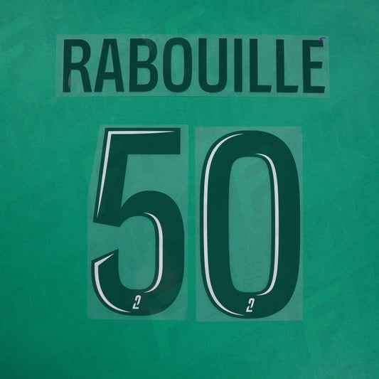 Flocage Officiel - Red Star FC, Rabouille, 2024/2025, Home, Vert