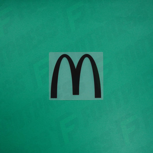 Flocage Officiel - Sponsor, RC Lens, McDonald's, Noir