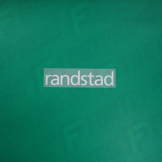 Flocage Officiel - Sponsor, RC Lens, Randstad, Blanc