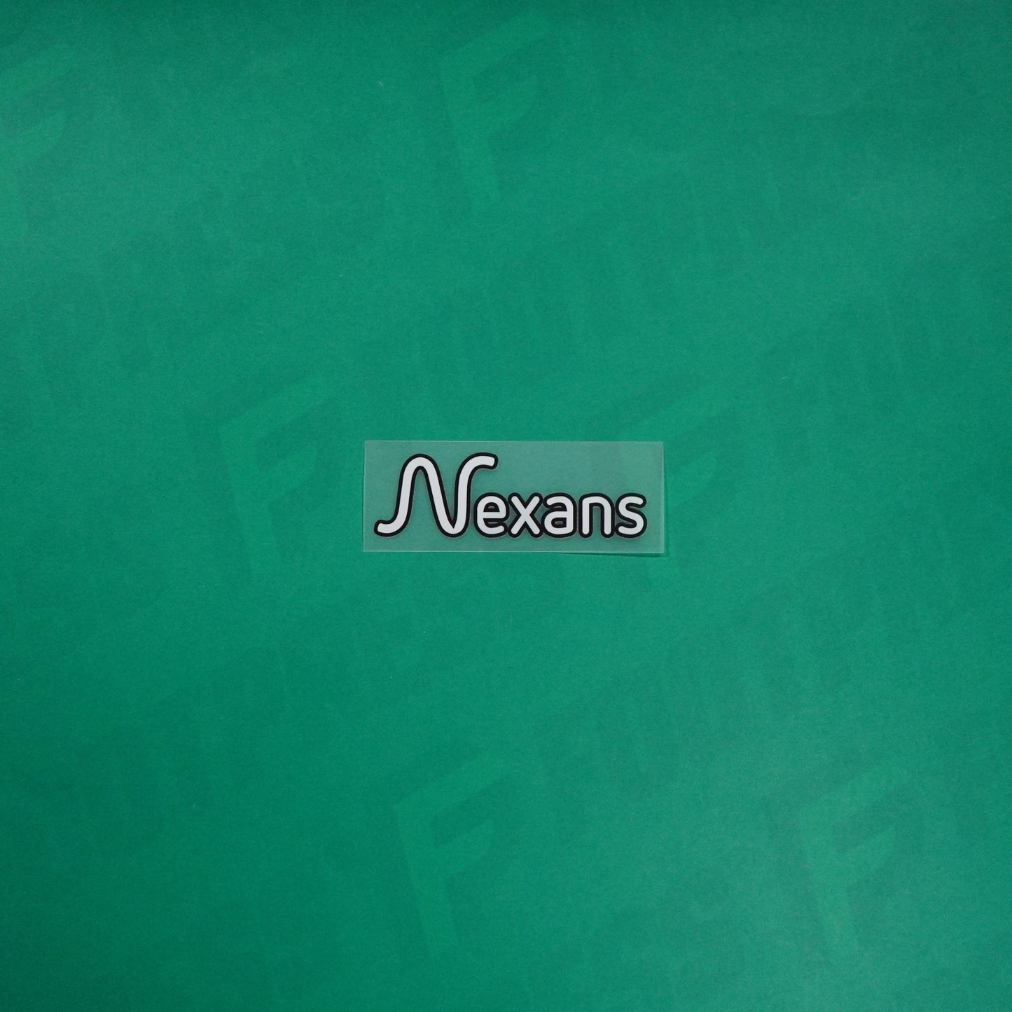 Flocage Officiel - Sponsor, RC Lens, Nexans, Blanc/Noir