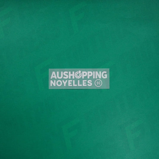 Flocage Officiel - Sponsor, RC Lens, Aushopping Noyelles, Blanc