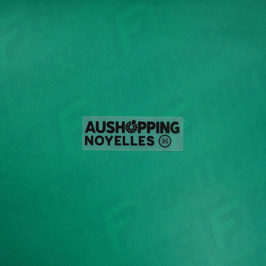 Flocage Officiel - Sponsor, RC Lens, Aushopping Noyelles, Noir