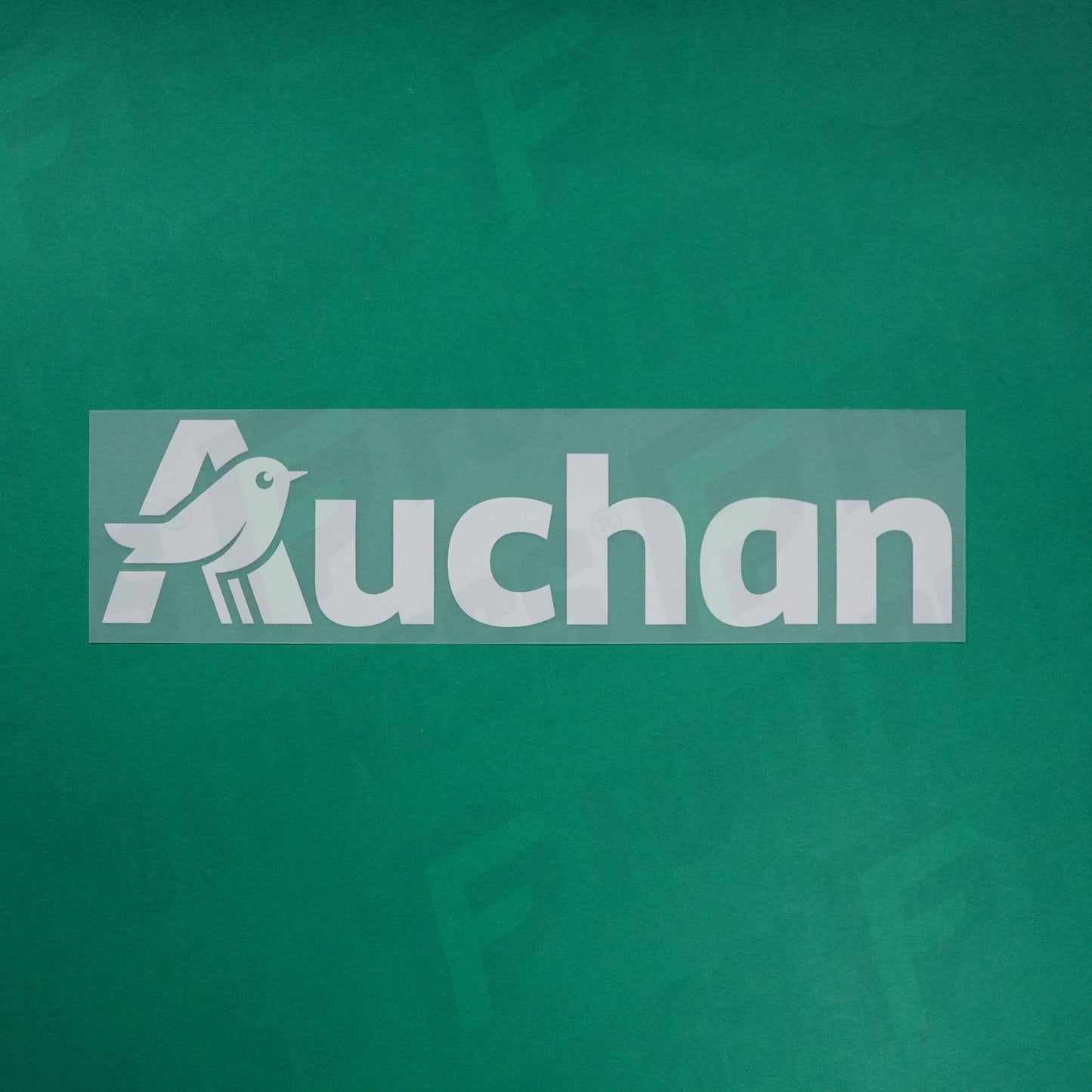 Flocage Officiel - Sponsor, RC Lens, Auchan, Blanc