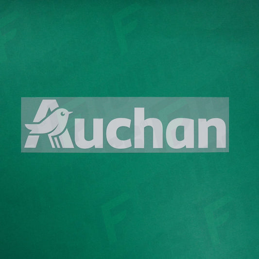 Flocage Officiel - Sponsor, RC Lens, Auchan, Blanc