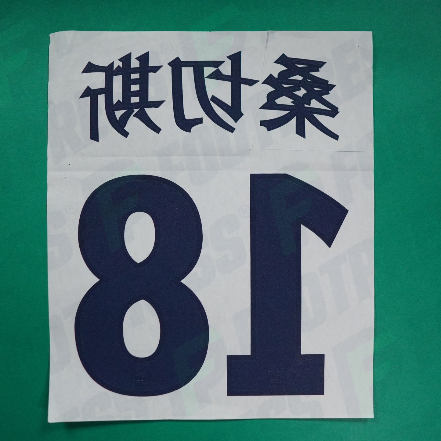 Flocage Officiel - Lille OSC, Renato Sanches, Nouvel An Chinois, 2019/2020, Blanc/Bleu Foncé