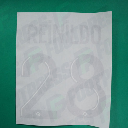 Flocage Officiel - Lille OSC, Reinildo, 2020/2021, Third, Noir