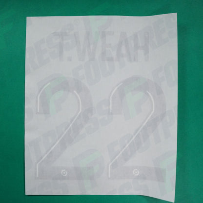 Flocage Officiel - Lille OSC, Weah, 2020/2021, Third, Noir