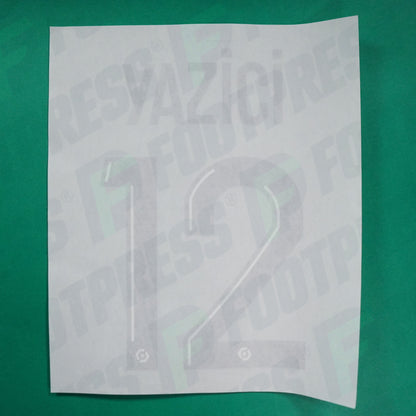 Flocage Officiel - Lille OSC, Yazici, 2020/2021, Third, Noir