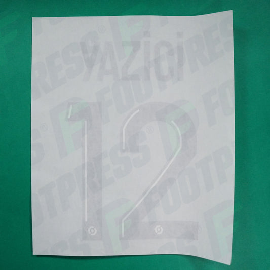 Flocage Officiel - Lille OSC, Yazici, 2020/2021, Third, Noir