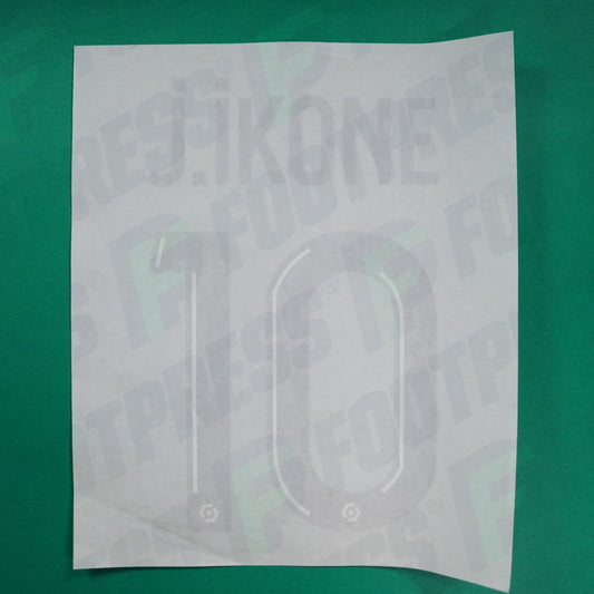 Flocage Officiel - Lille OSC, Ikone, 2020/2021, Third, Noir