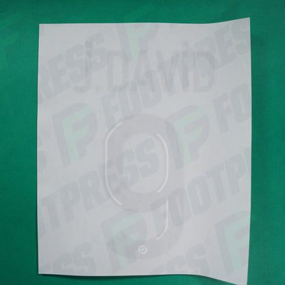 Flocage Officiel - Lille OSC, David, 2020/2021, Third, Noir