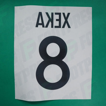 Flocage Officiel - Lille OSC, Xeka, 2020/2021, Third, Noir