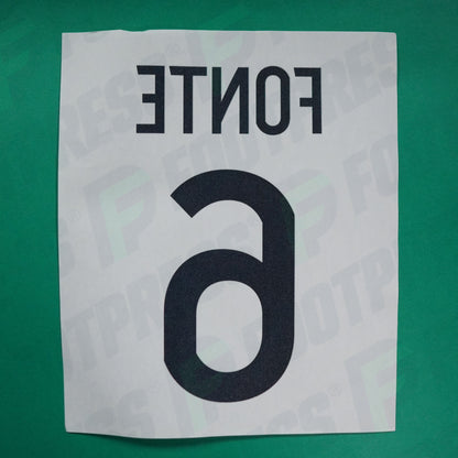 Flocage Officiel - Lille OSC, Fonte, 2020/2021, Third, Noir