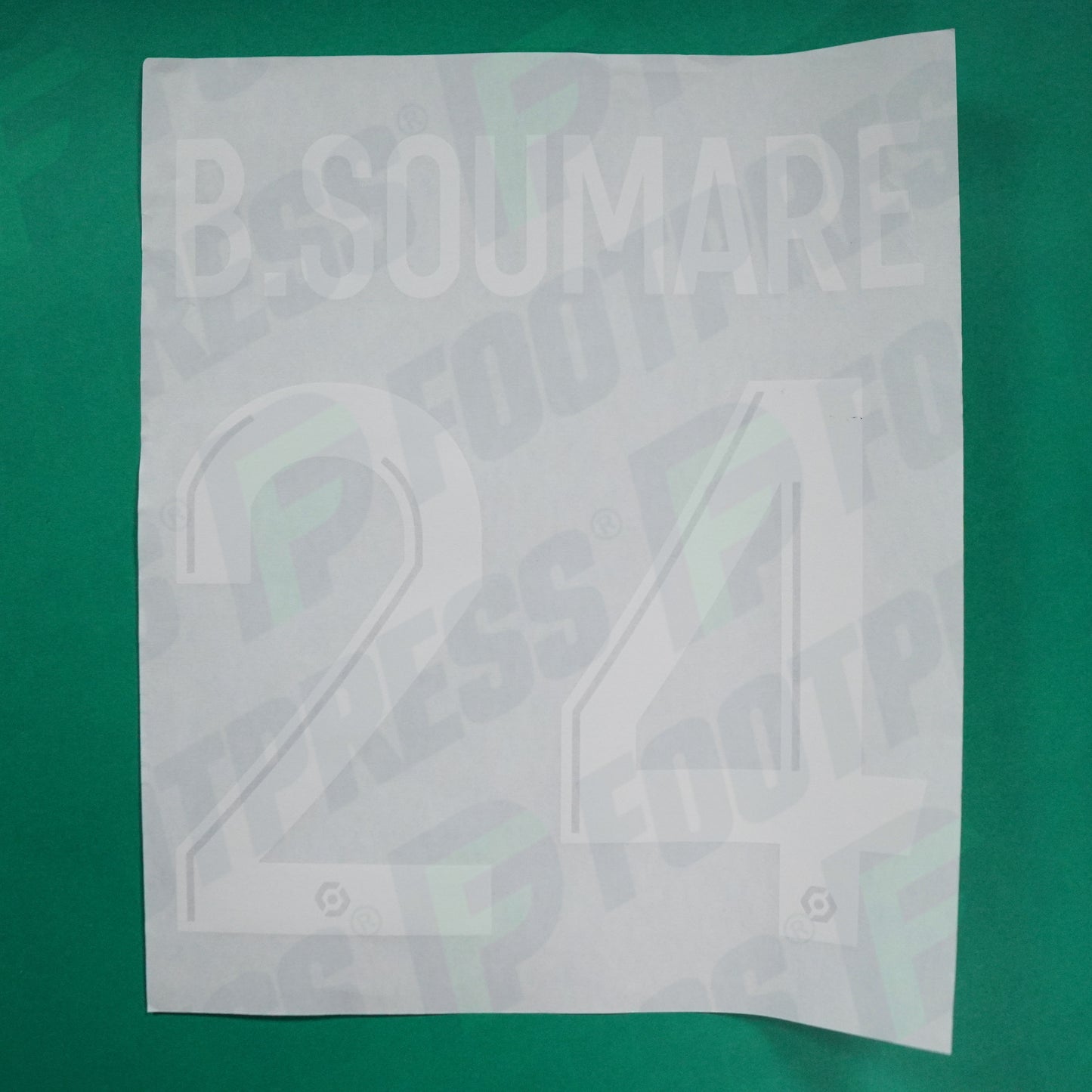 Flocage Officiel - Lille OSC, Soumaré, 2020/2021, Home, Blanc