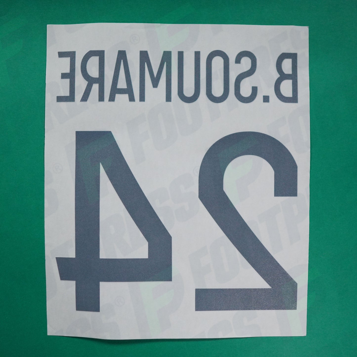 Flocage Officiel - Lille OSC, Soumaré, 2020/2021, Home, Blanc