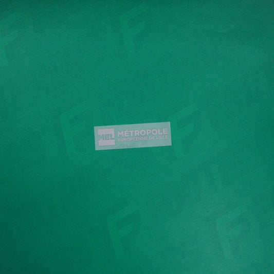 Flocage Officiel - Sponsor, Lille OSC, MEL Métropole Européenne de Lille, Argenté