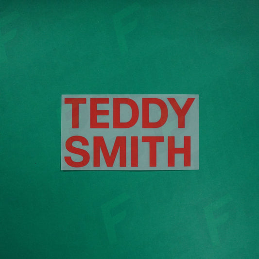 Flocage Officiel - Sponsor, Lille OSC, Teddy Smith, Rouge