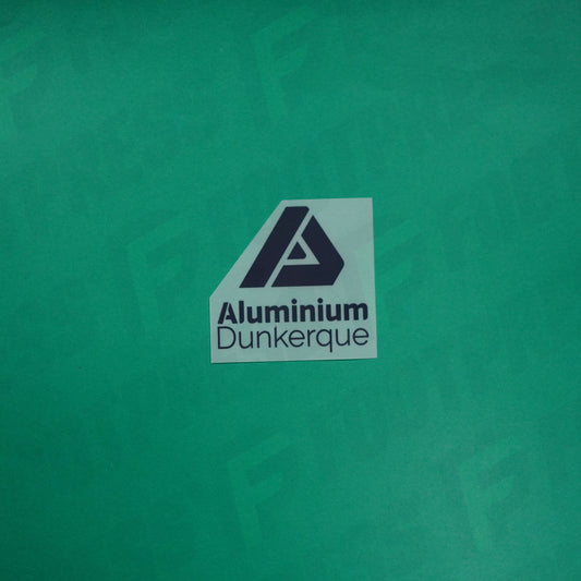 Flocage Officiel - Sponsor, Lille OSC, Aluminium Dunkerque, Bleu foncé