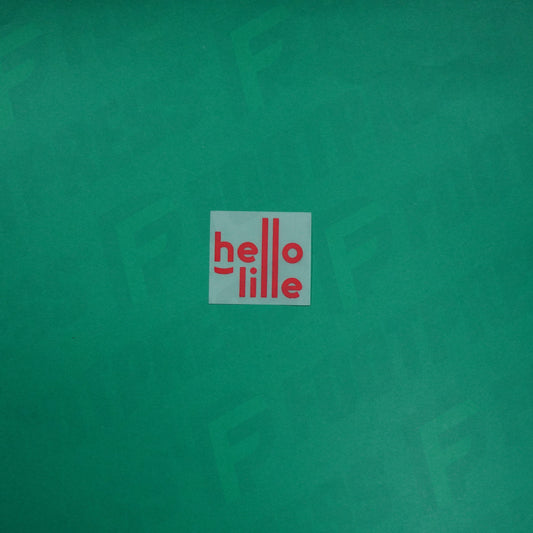 Flocage Officiel - Sponsor, Lille OSC, Hello Lille, Rouge