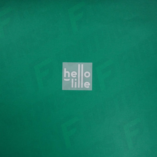 Flocage Officiel - Sponsor, Lille OSC, Hello Lille, Blanc