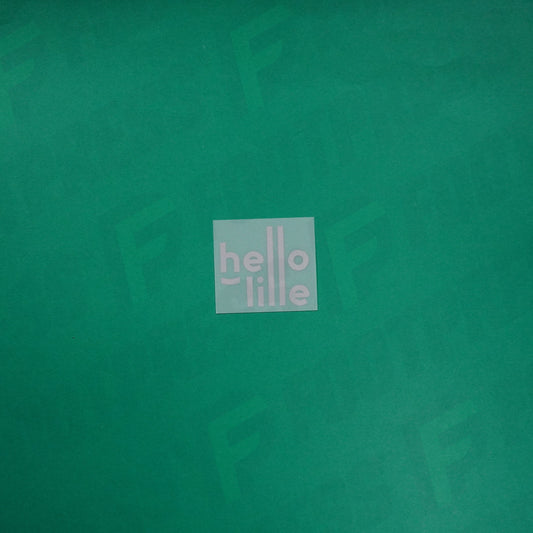 Flocage Officiel - Sponsor, Lille OSC, Hello Lille, Argenté