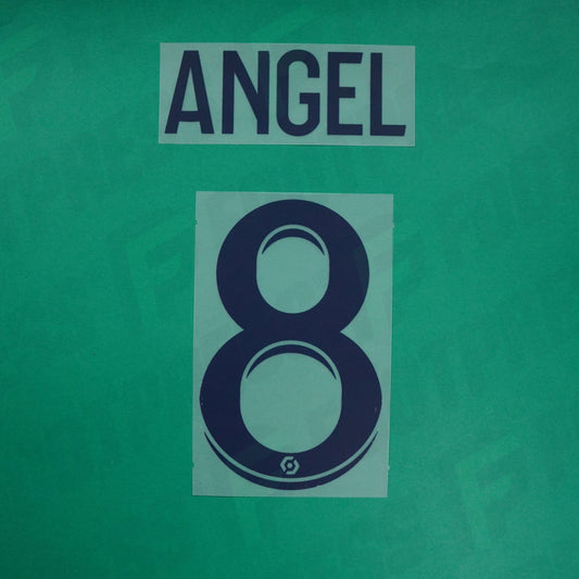 Flocage Officiel - Lille OSC, Angel Gomes, 2023/2024, Away, Bleu Foncé