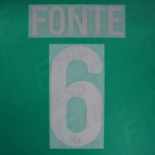 Flocage Officiel - Lille OSC, Fonte, 2021/2022, Third EUROPE, Argenté