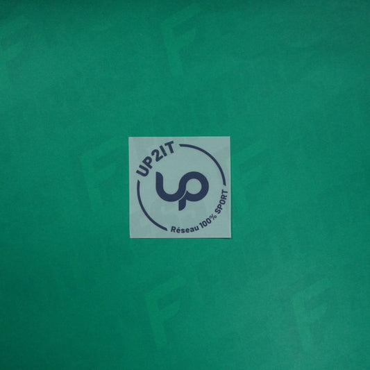Flocage Officiel - Sponsor, UP 2IT Réseau 100% Sport, Bleu foncé