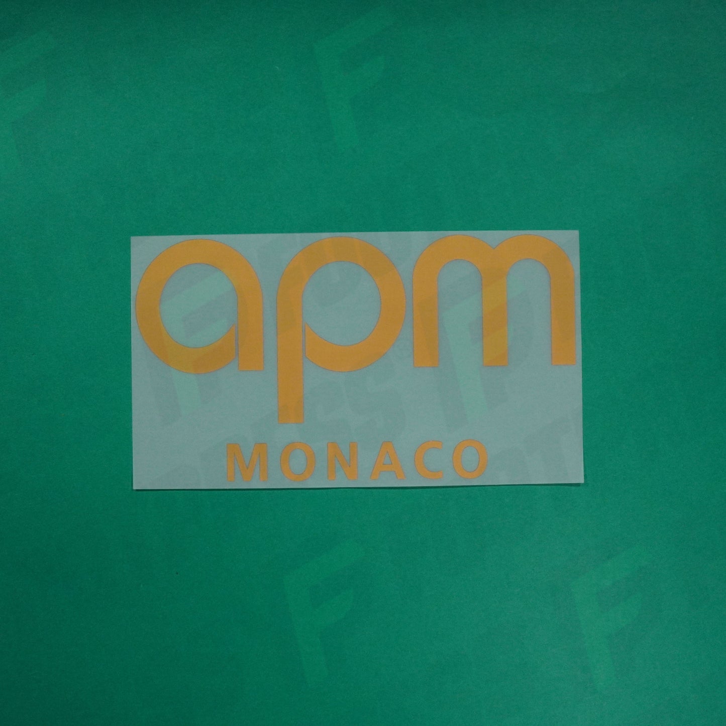 Flocage Officiel - Sponsor, APM Monaco, Doré