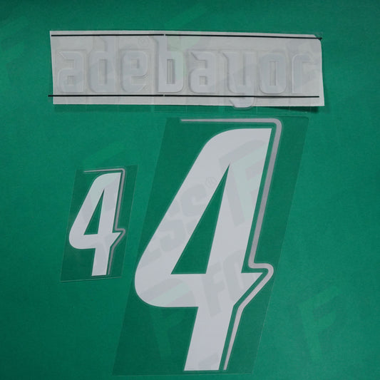 Flocage Officiel - Togo, Adebayor, 2006, Away, Blanc