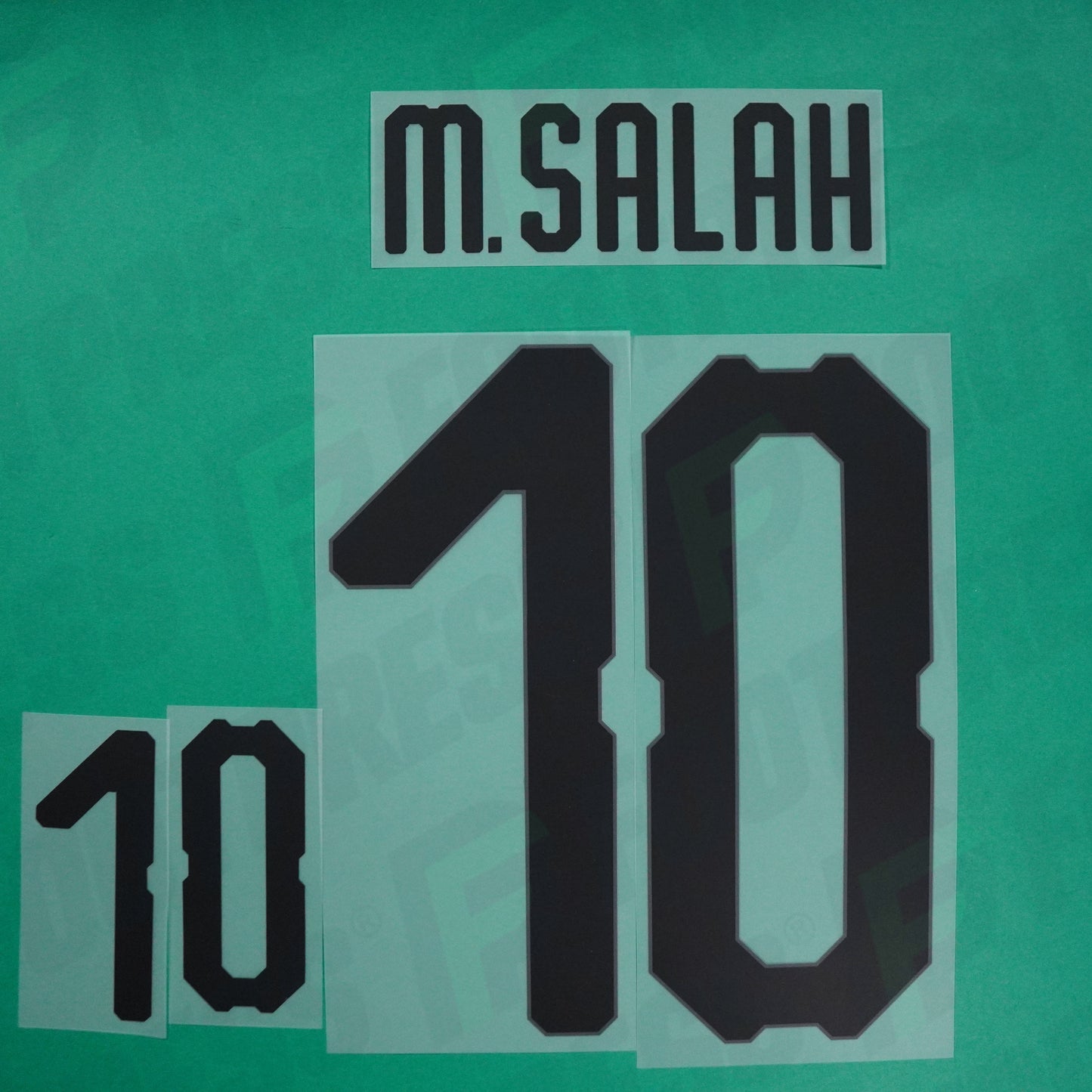 Flocage Officiel - Egypte, Salah, 2019, Away, Noir