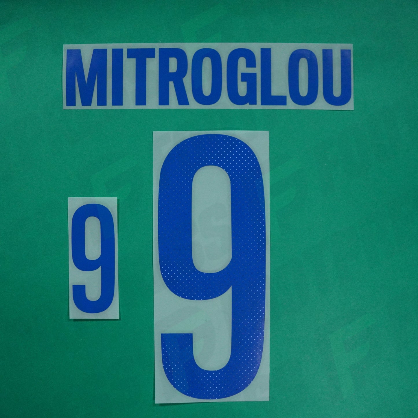 Flocage Officiel - Grèce, Mitroglou, 2014, Home, Bleu