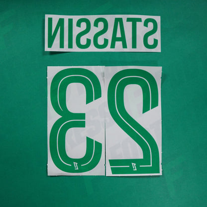 Flocage Officiel - AS Saint-Etienne, Stassin, 2024/2025, Away, Vert